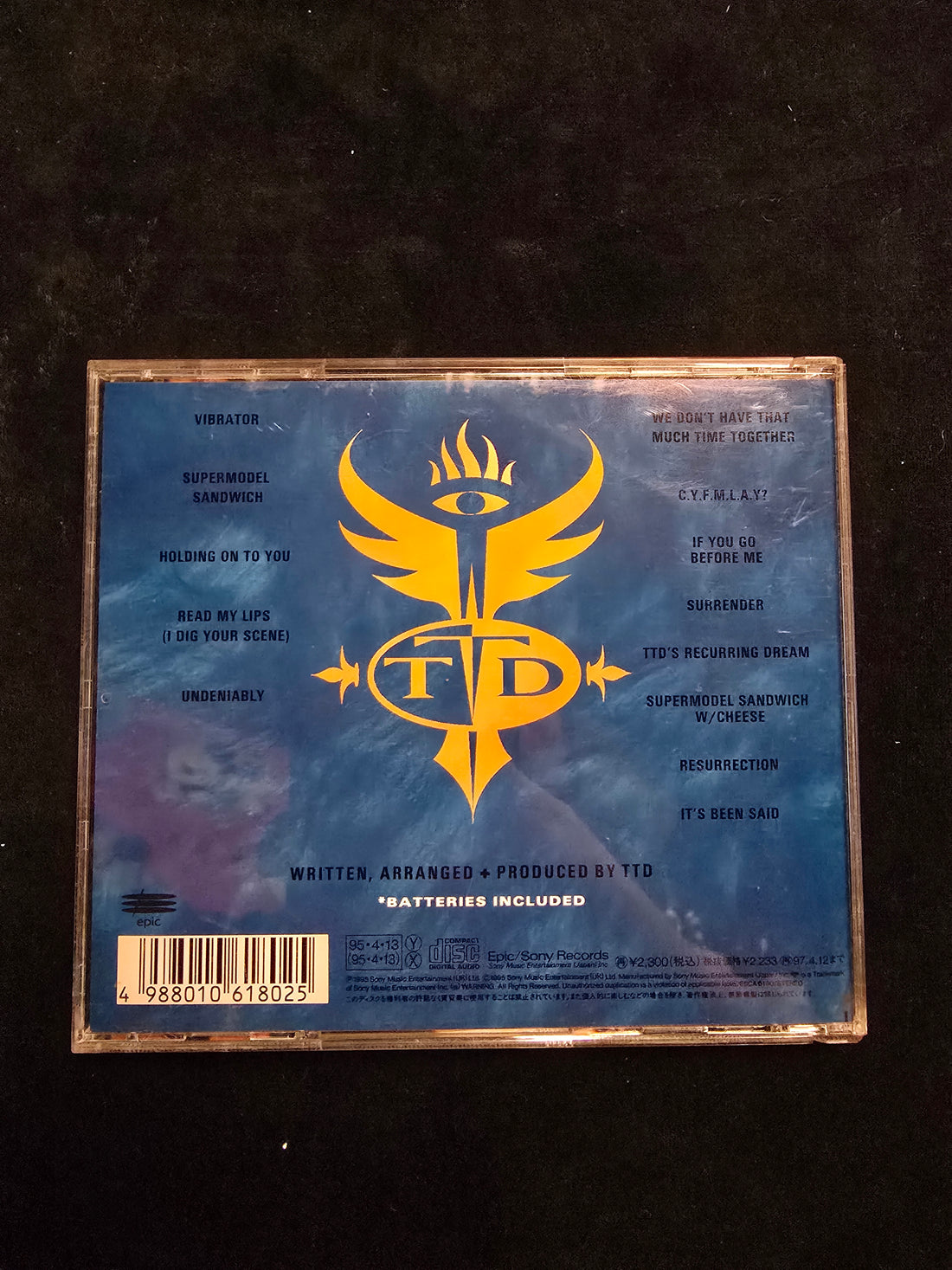 ซีดี Terence Trent D'Arby - Terence Trent D'Arby's Vibrator* CD VG+