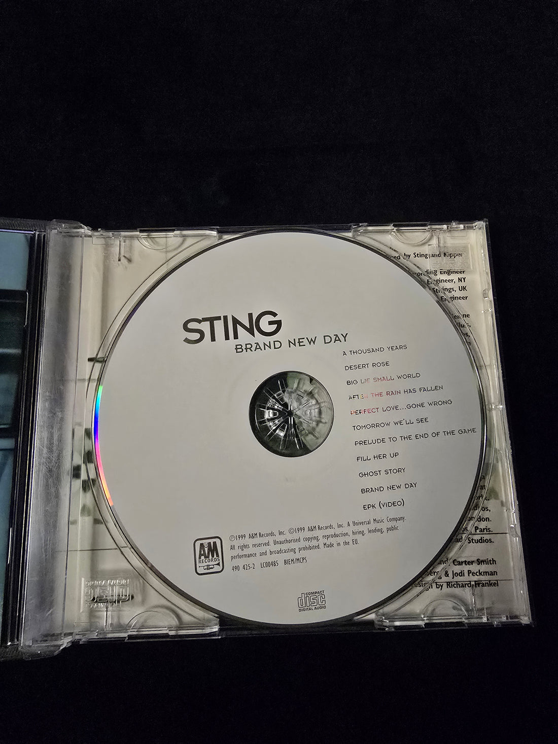 ซีดี Sting - Brand New Day CD NM or M-