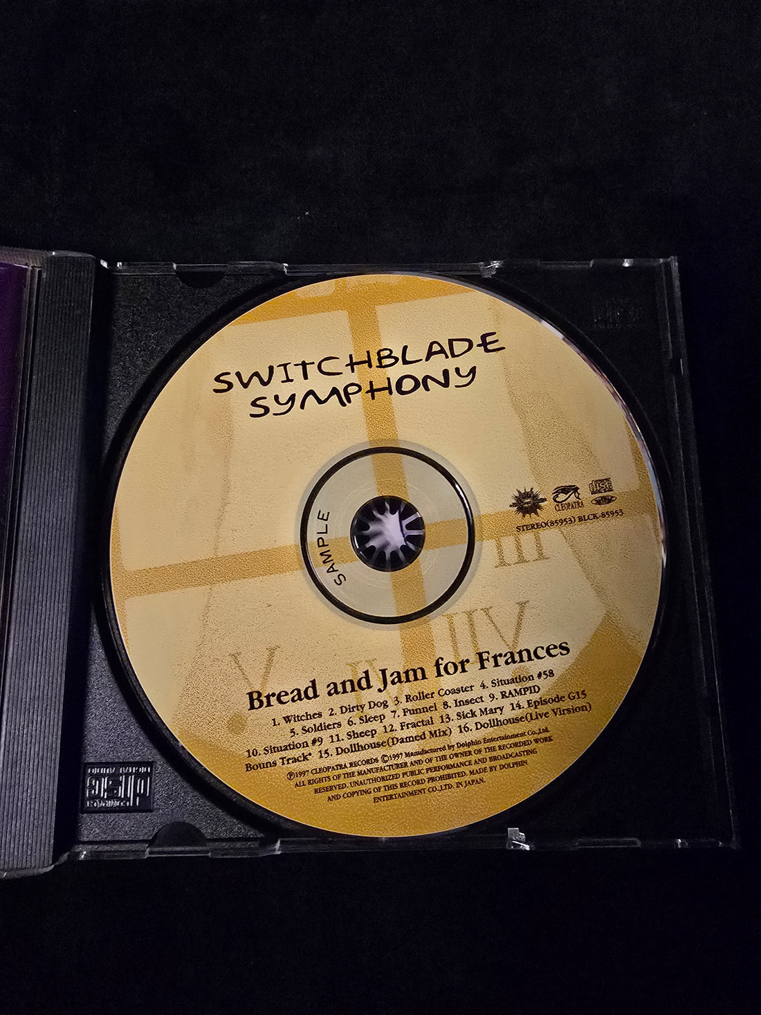 ซีดี Switchblade Symphony - Bread And Jam For Frances CD NM or M-