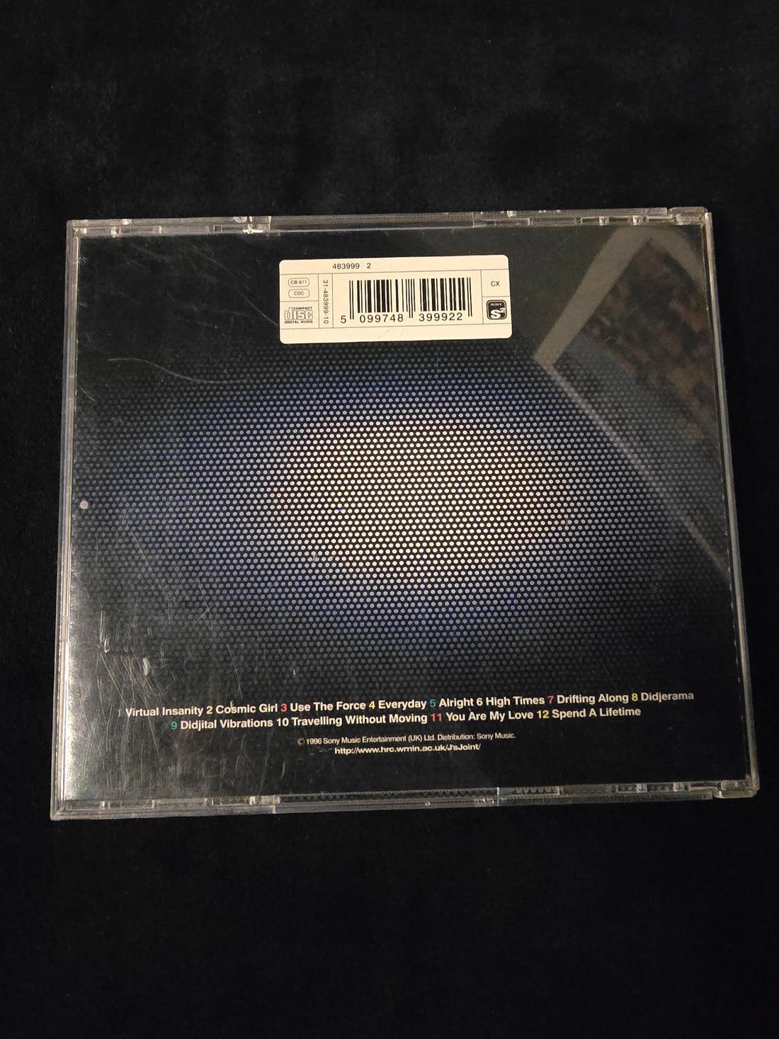 ซีดี Jamiroquai - Travelling Without Moving CD VG+