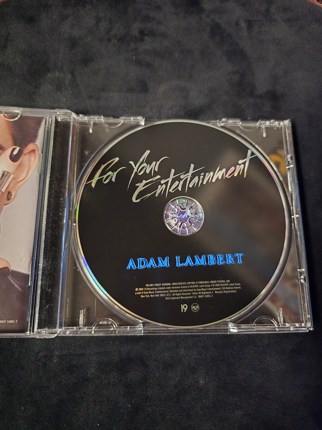 ซีดี Adam Lambert - For Your Entertainment CD VG+