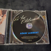 ซีดี Adam Lambert - For Your Entertainment CD VG+