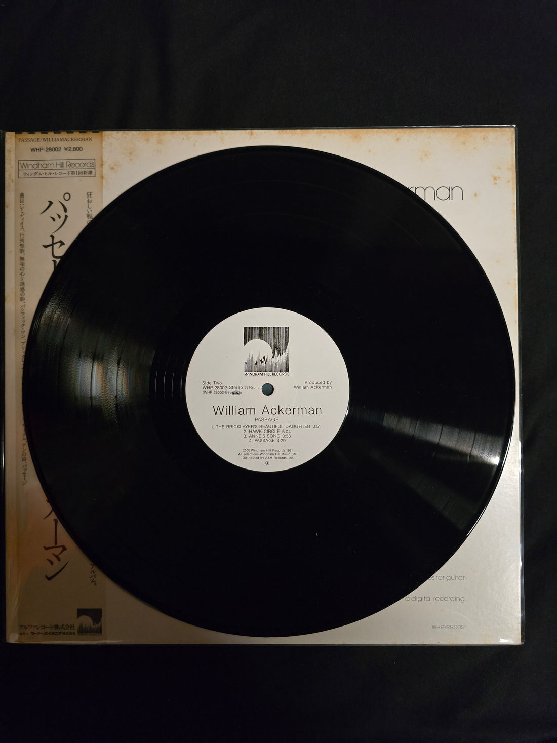 แผ่นเสียง William Ackerman - Passage Vinyl VG+