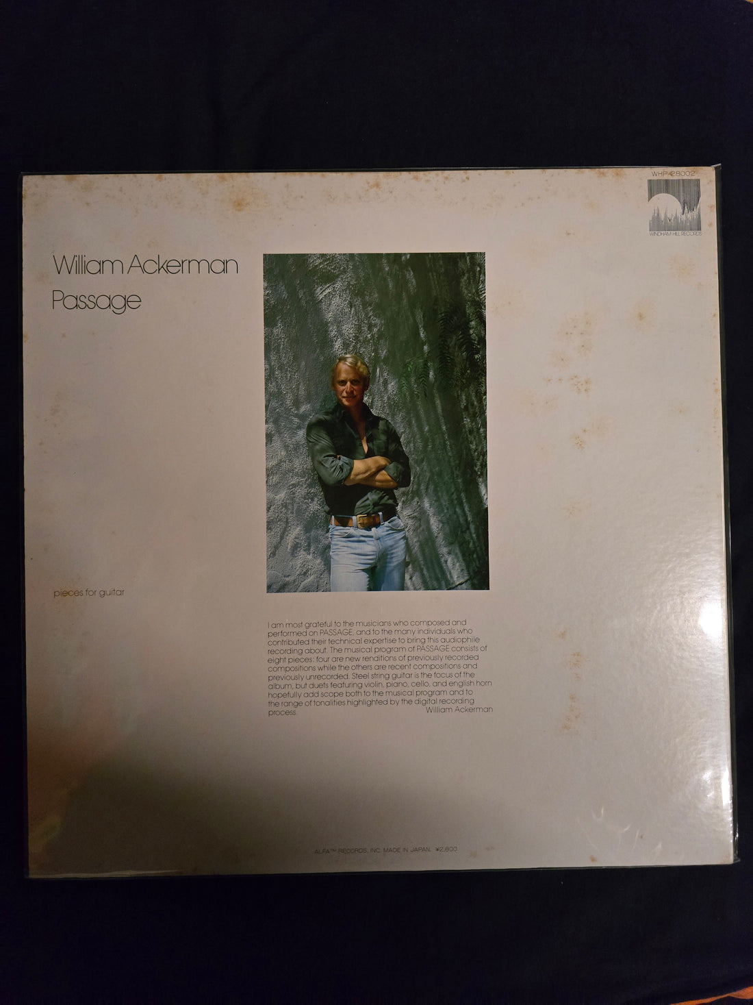 แผ่นเสียง William Ackerman - Passage Vinyl VG+