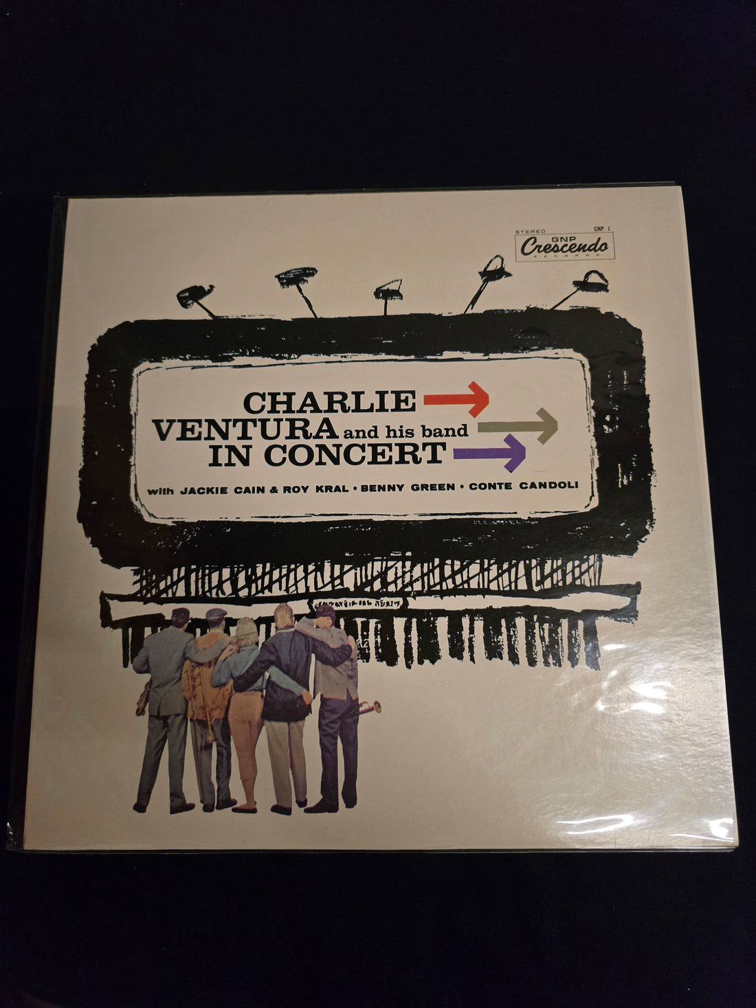แผ่นเสียง Charlie Ventura - Charlie Ventura And His Band In Concert Vinyl VG+