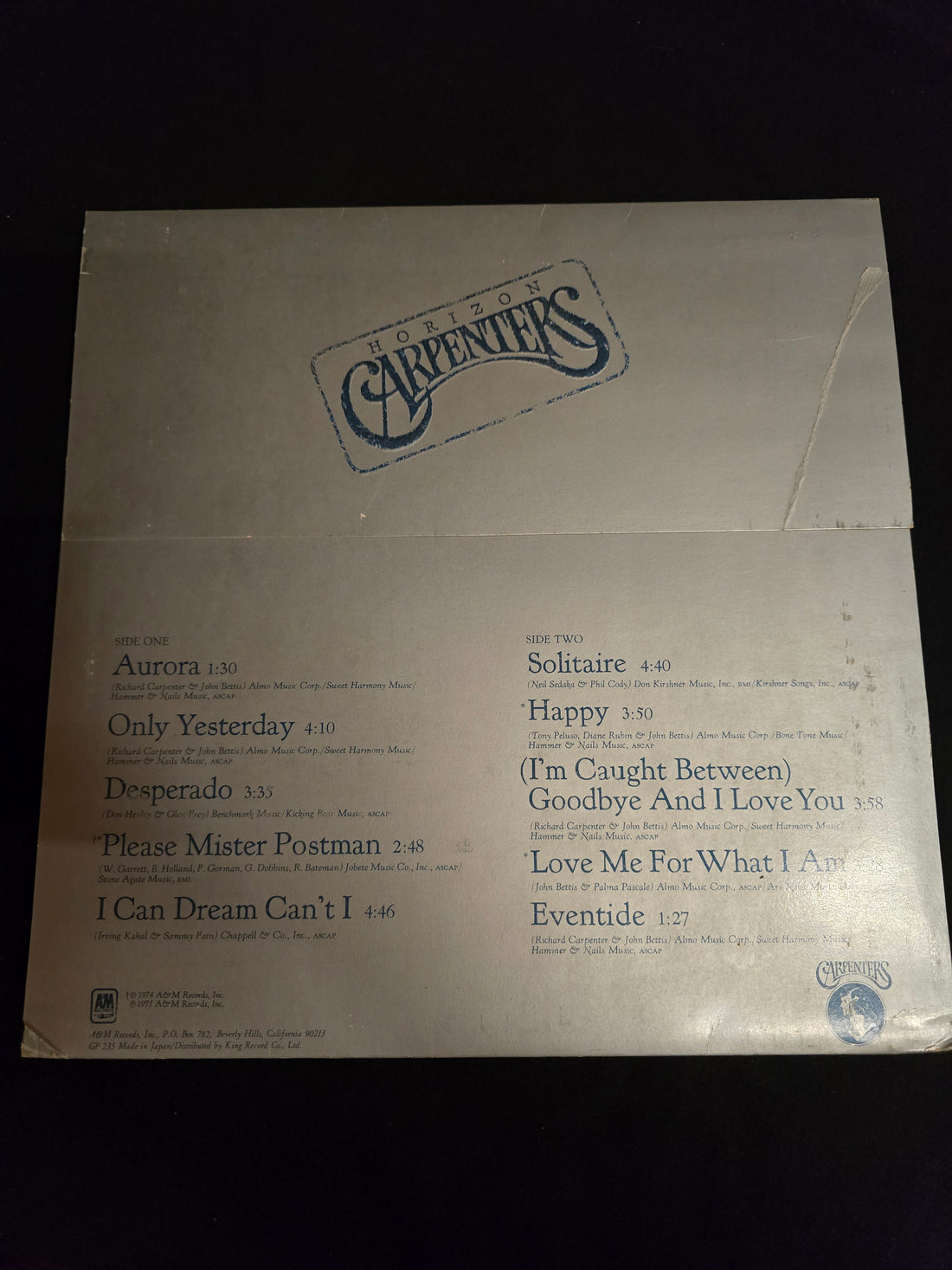แผ่นเสียง Carpenters - Horizon Vinyl VG+