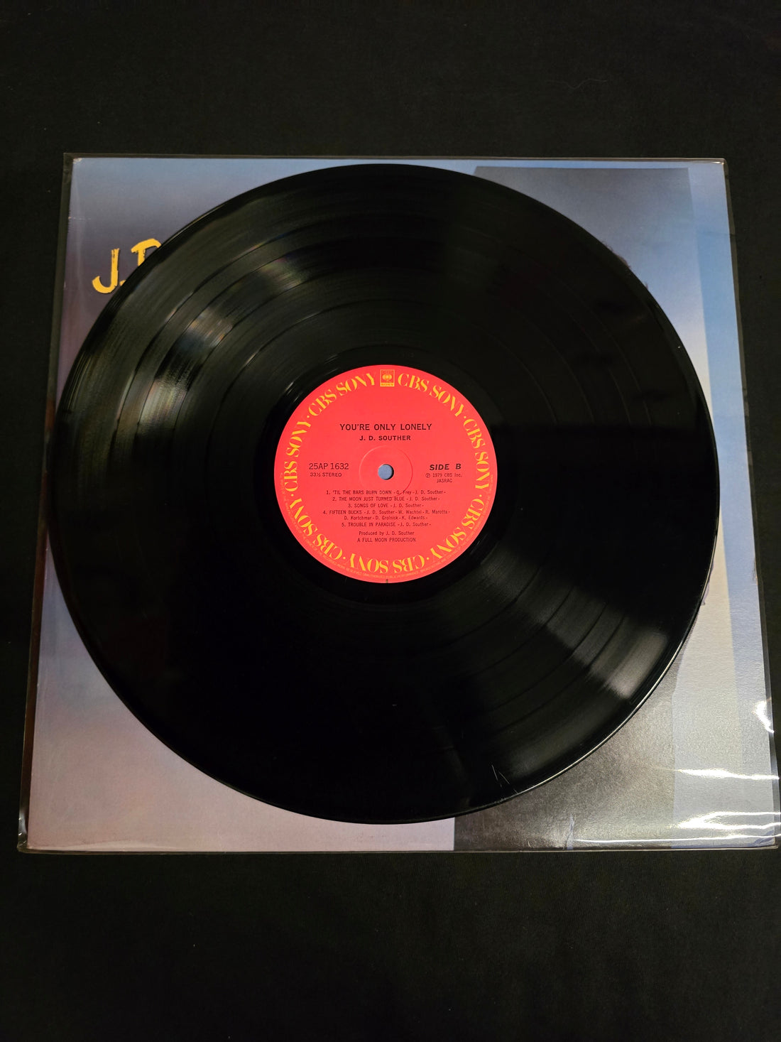 แผ่นเสียง John David Souther - You're Only Lonely Vinyl VG+