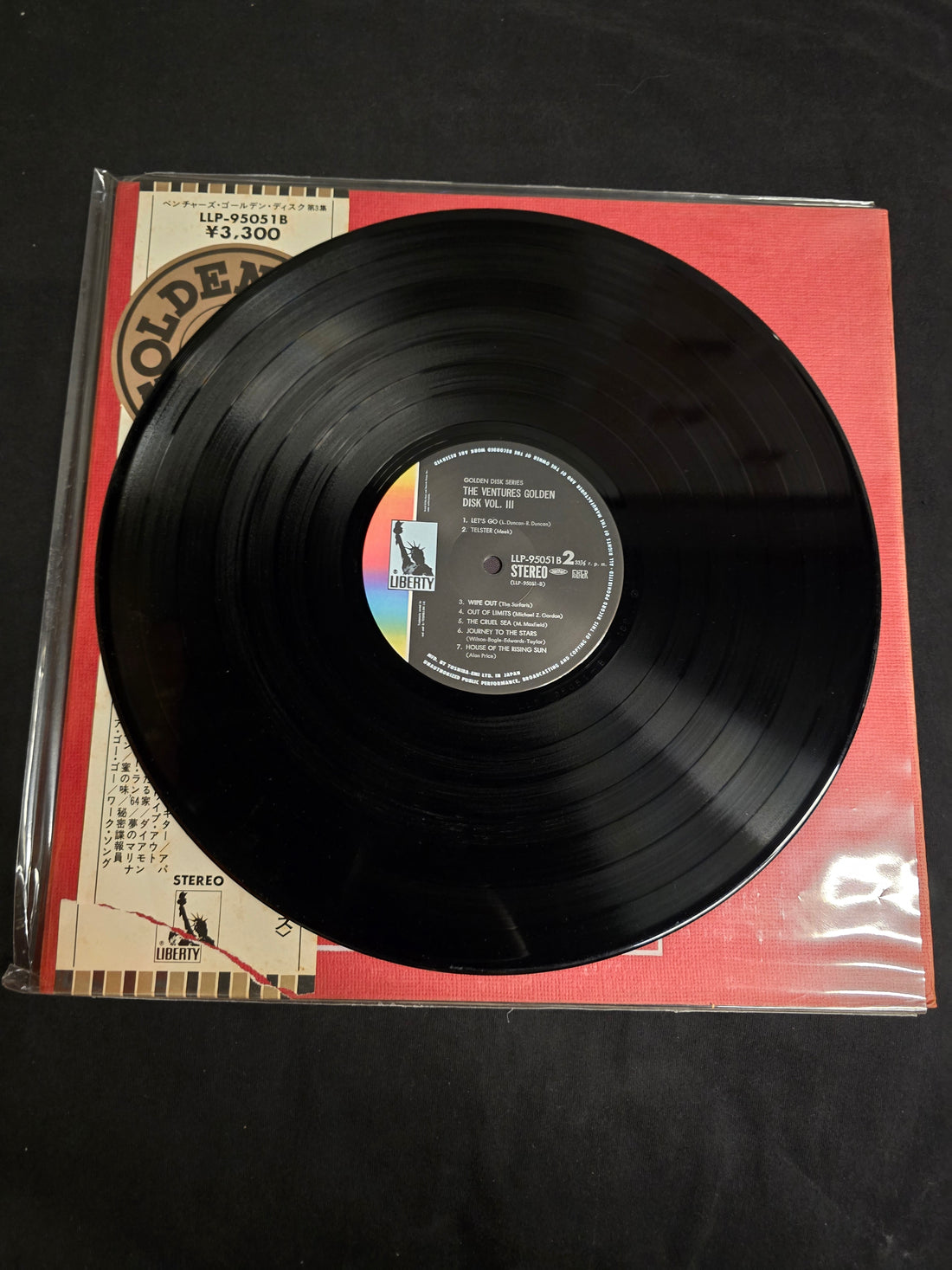 แผ่นเสียง The Ventures - Golden Disk Vol.3 Vinyl VG+