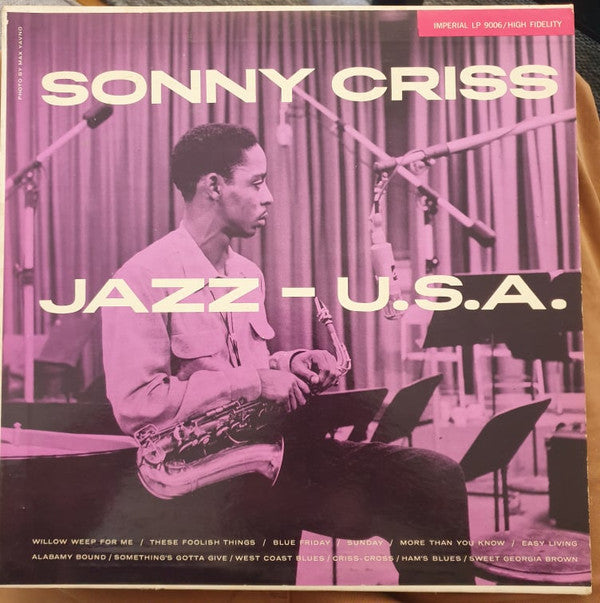 Sonny Criss : Jazz - U.S.A. (LP, Album)