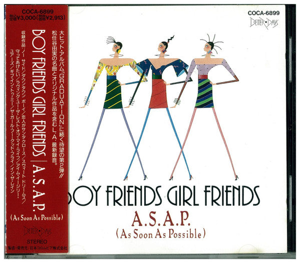 A.S.A.P. (As Soon As Possible) : Boy Friends Girl Friends (CD, Album)