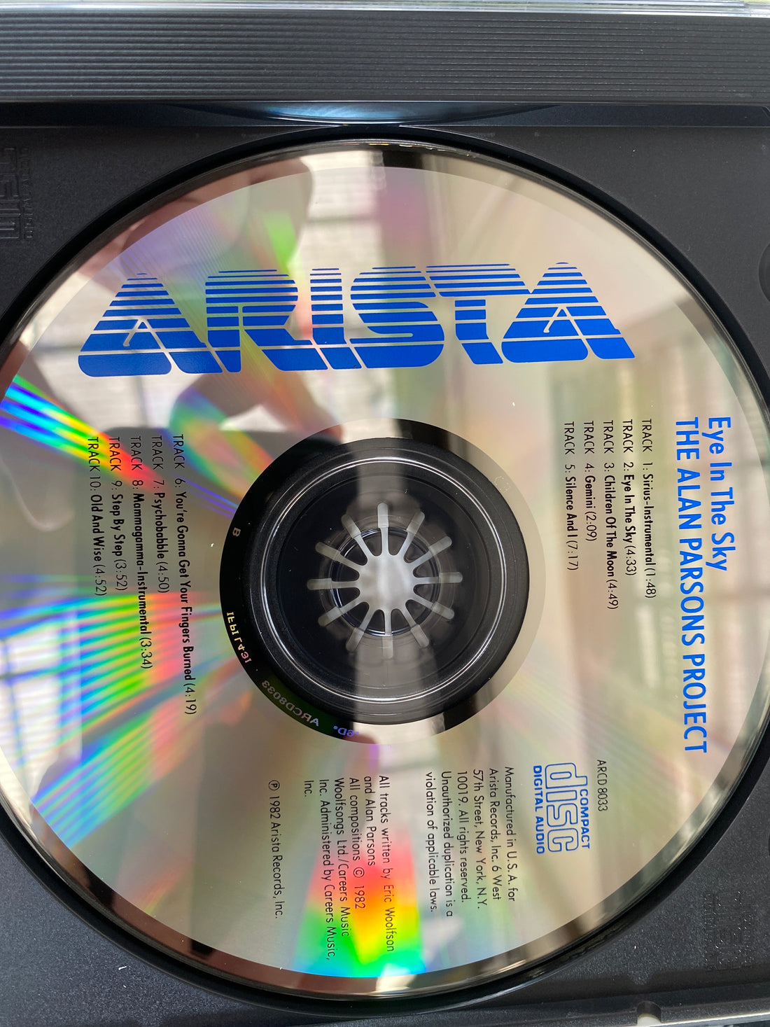 ซีดี The Alan Parsons Project - Eye In The Sky CD NM or M-