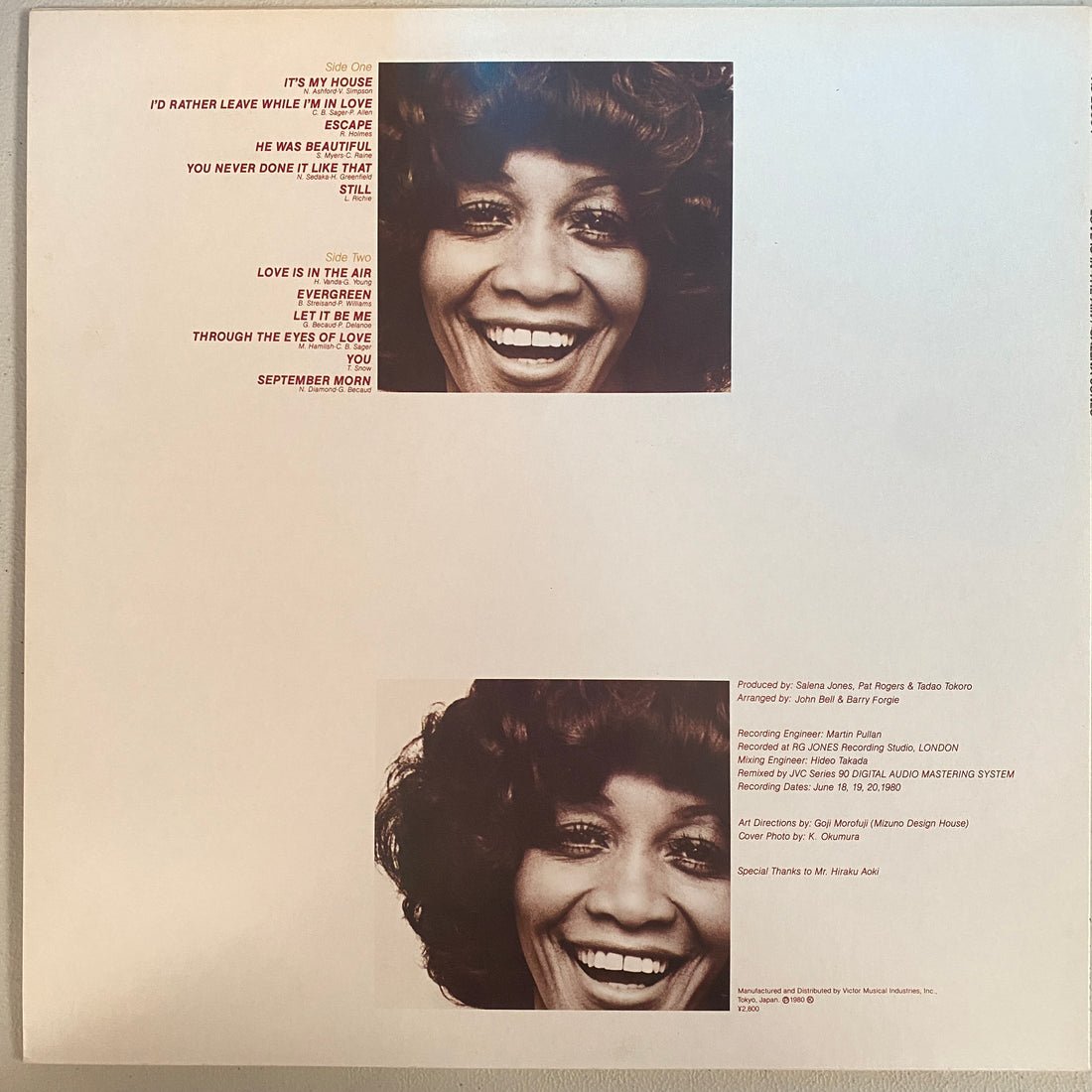 ซีดี Salena Jones / Salena Jones - Love Is In The Air = ラブ・イズ・イン・ジ・エアー CD VG+