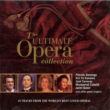 ซีดี Placido Domingo, José Carreras, Kiri Te Kanawa, Montserrat Caballé - The Ultimate Opera Collection CD VG+