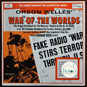 Orson Welles : War Of The Worlds (2xLP, Gat)