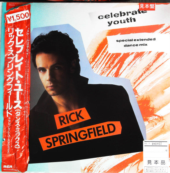 Rick Springfield : Celebrate Youth (12", Promo)