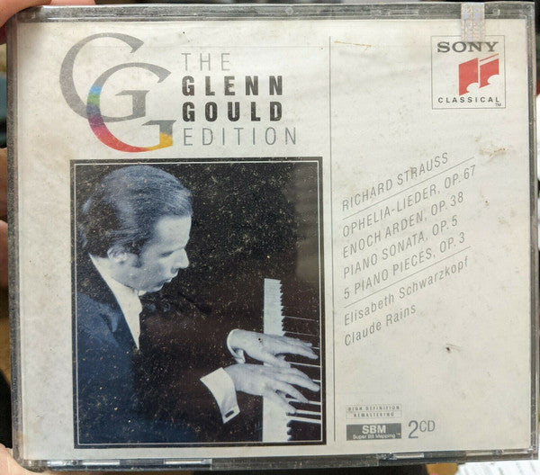 Glenn Gould, Richard Strauss, Elisabeth Schwarzkopf, Claude Rains - Ophelia-Lieder, Op. 67; Enoch Arden, Op. 38; Piano Sonata, Op. 5; 5 Piano Pieces, Op. 3 CD VG+