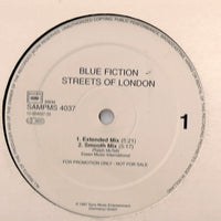 Blue Fiction : Streets Of London (12", Maxi, Promo)