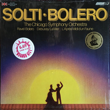 Georg Solti, Chicago Symphony Orchestra, Maurice Ravel / Claude Debussy : Bolero / La Mer / L'Après Midi D'un Faune (LP, Album)
