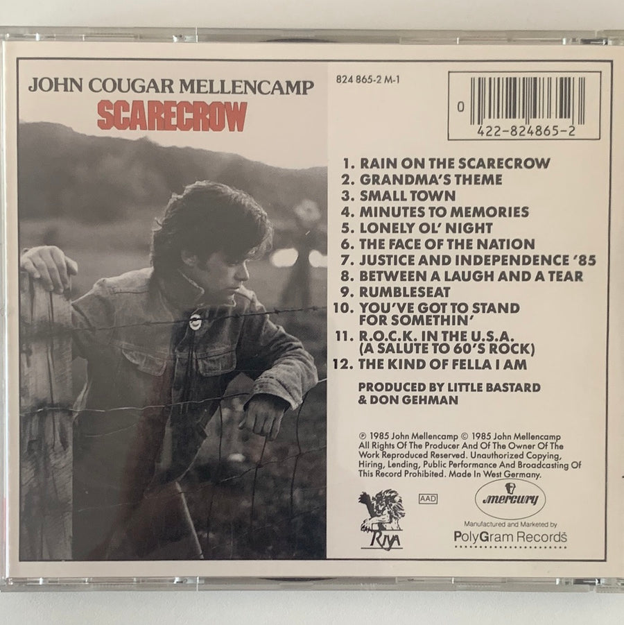 ซีดี John Cougar Mellencamp - Scarecrow CD NM or M-