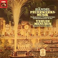 แผ่นเสียง Handel Yehudi Menuhin Menuhin Festival Orchestra – Feuerwerksmusik  Violinkonzert · Doppelchoriges Orchesterkonzert B-dur (Vinyl) (VG+)