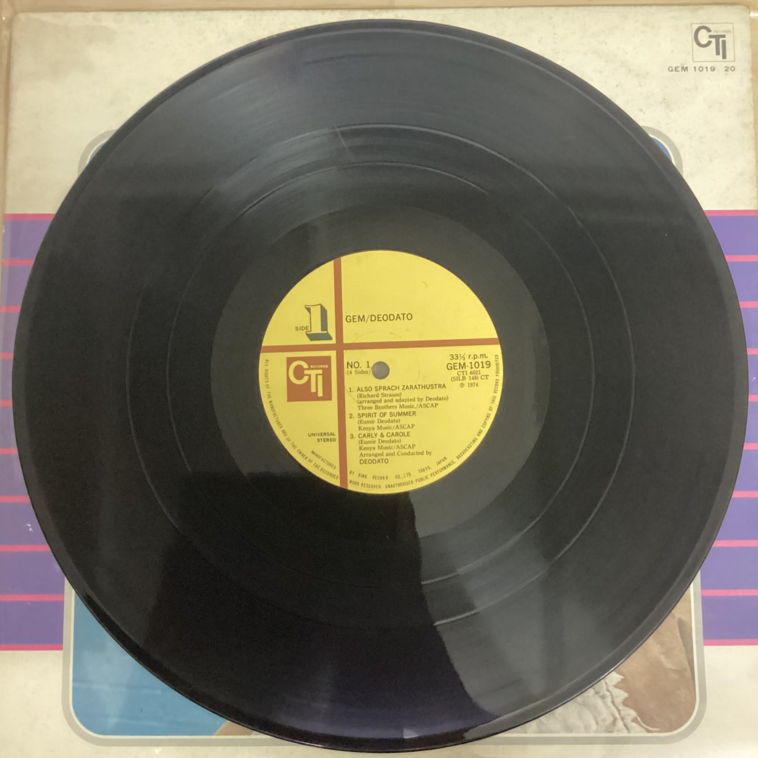 แผ่นเสียง Eumir Deodato - Deodato Vinyl VG+ 2LPs