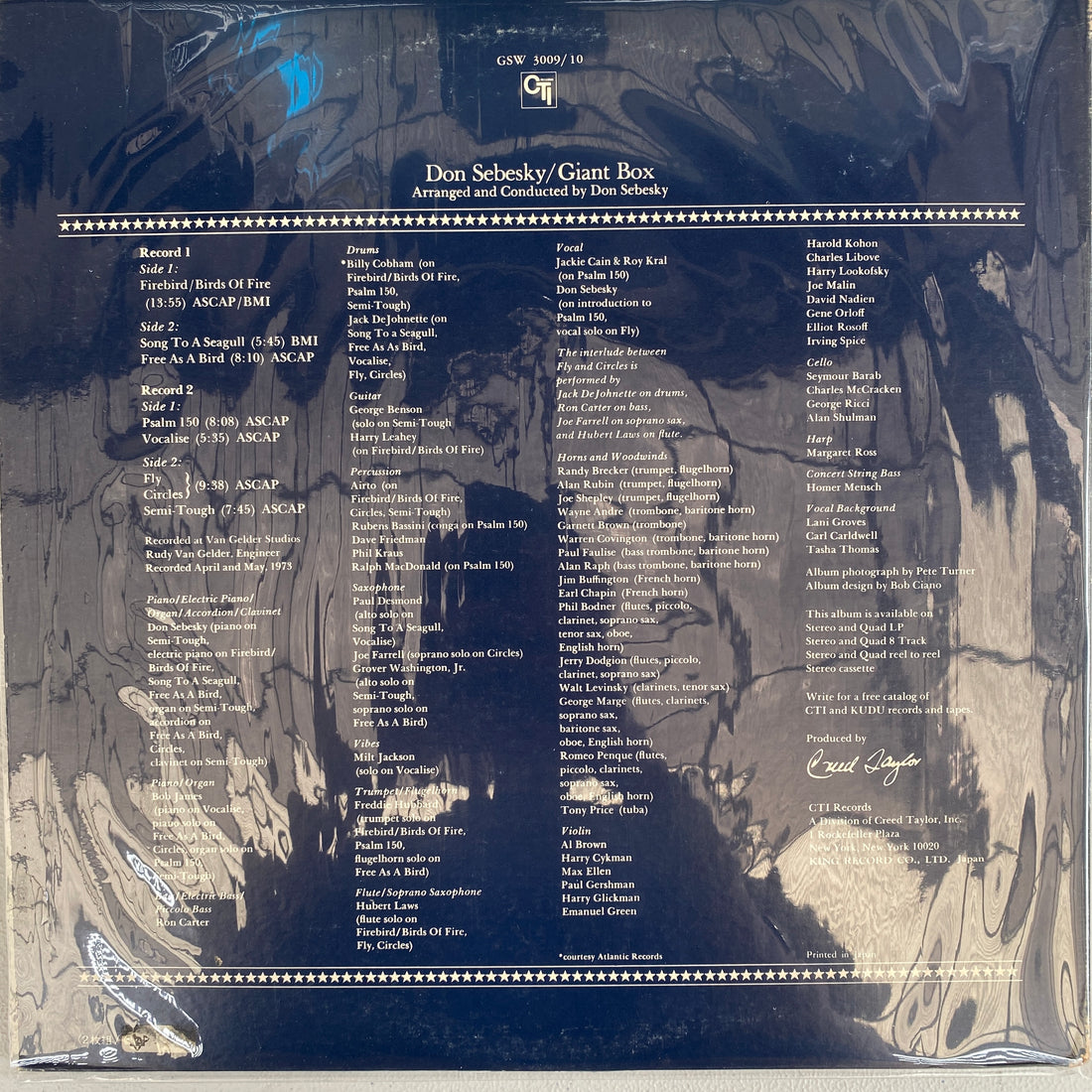 แผ่นเสียง Don Sebesky - Giant Box 2LP Vinyl VG+