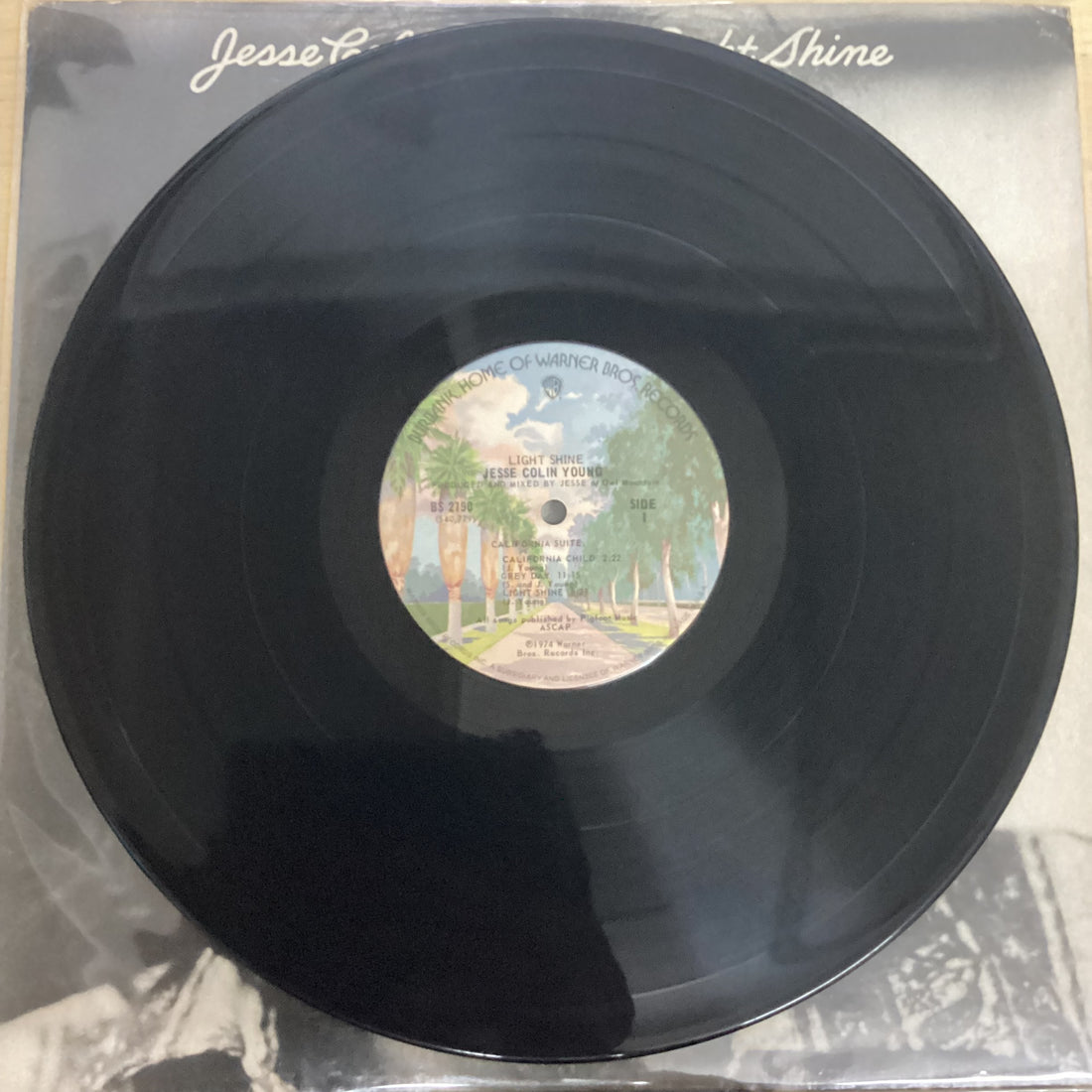 แผ่นเสียง Jesse Colin Young - Light Shine Vinyl VG