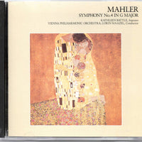 ซีดี Gustav Mahler, Kathleen Battle, Wiener Philharmoniker, Lorin Maazel - Symphony No. 4 CD VG+