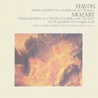 Joseph Haydn, Wolfgang Amadeus Mozart, The Vienna String Quartet, Jean-Pierre Rampal : String Quartet In C Major No.7, Op.76-3 "Emperor" / String Quartet No.17 In B-Flat Major "The Hant" / Flute Quartet In D Major, K.285 (CD, Album)