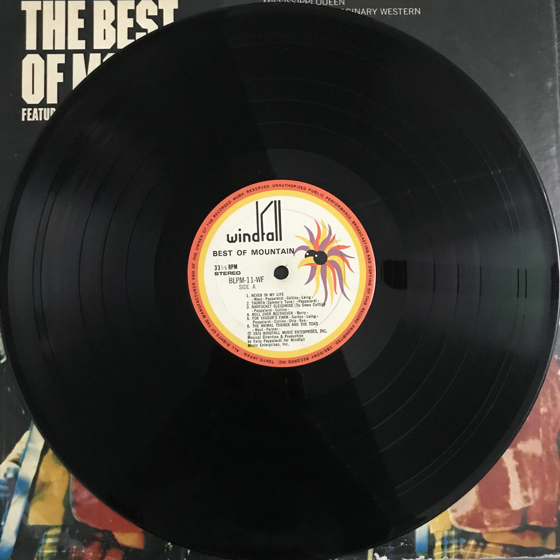 แผ่นเสียง Mountain - The Best Of Mountain Vinyl VG+