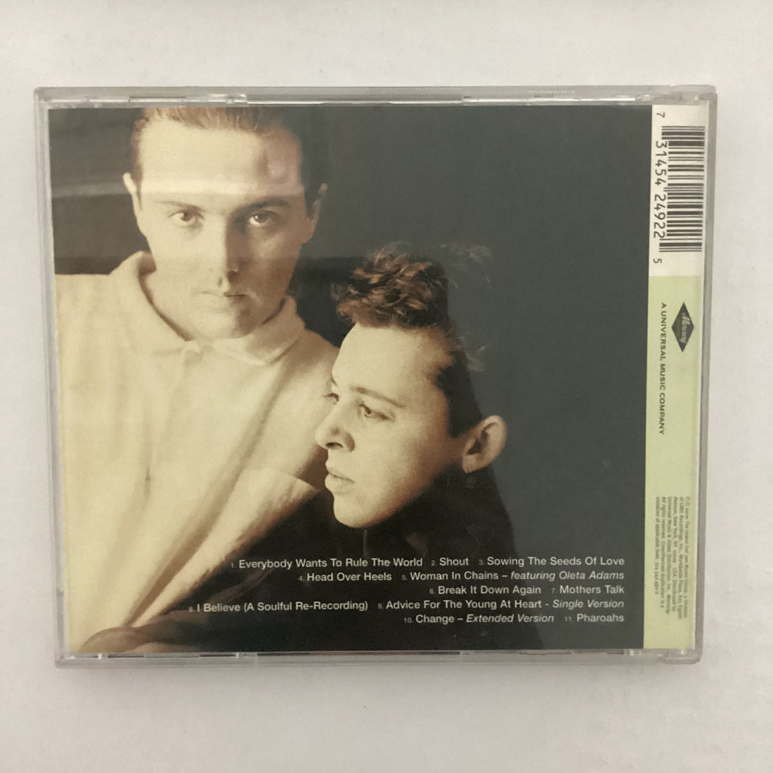 ซีดี Tears For Fears - The Best Of Tears For Fears CD VG+