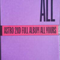 ซีดี ASTRO - All Yours CD VG+