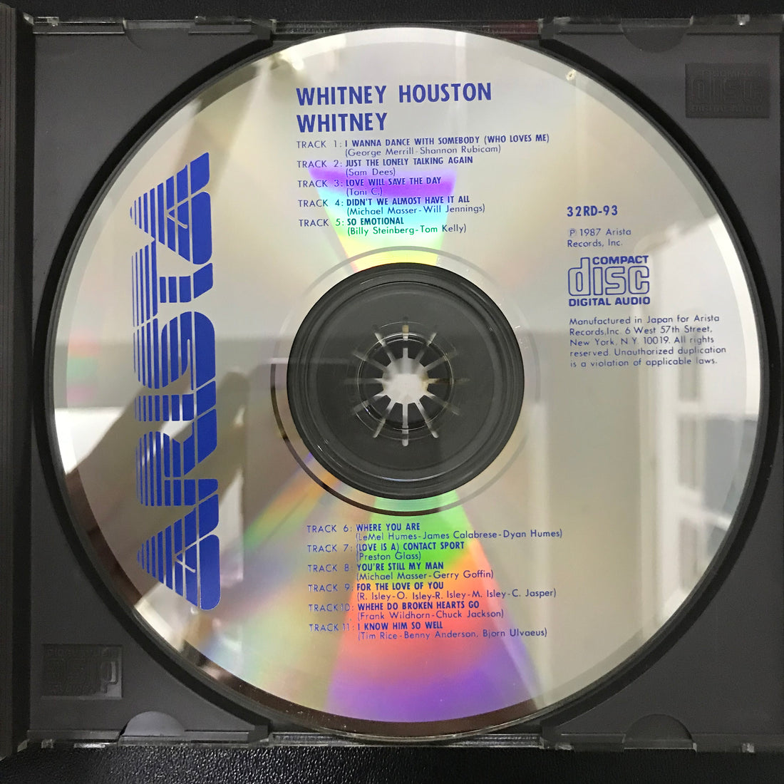 ซีดี Whitney Houston / Whitney Houston - Whitney = ホイットニーⅡ CD VG+