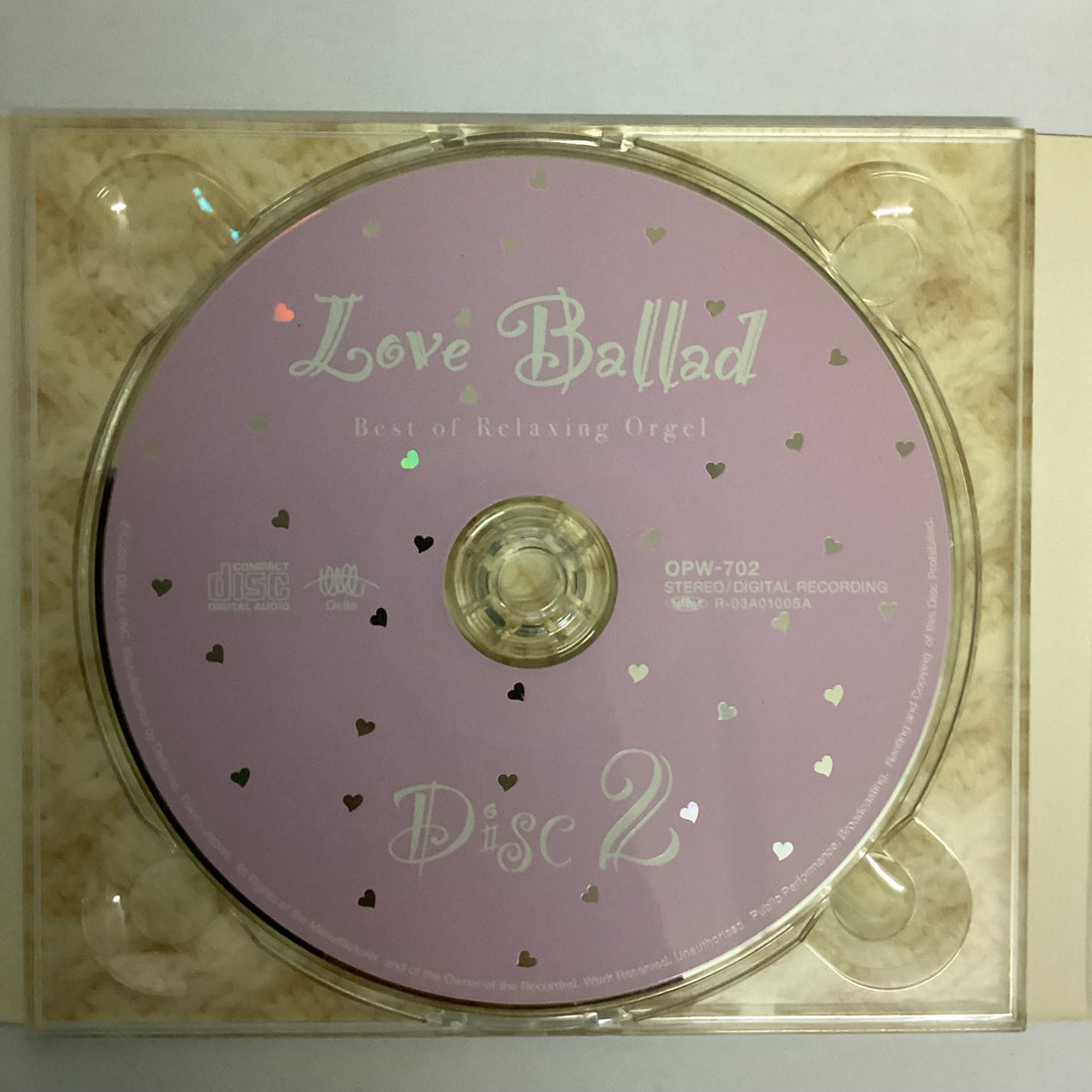 ซีดี Yumeshichi Nijiwa - Love Ballad: Best Of Relaxing Orgel CD VG 2CDs