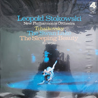 Pyotr Ilyich Tchaikovsky, Leopold Stokowski, New Philharmonia Orchestra : Swan Lake And Sleeping Beauty Excerpts (LP, Comp, RE, PHA)