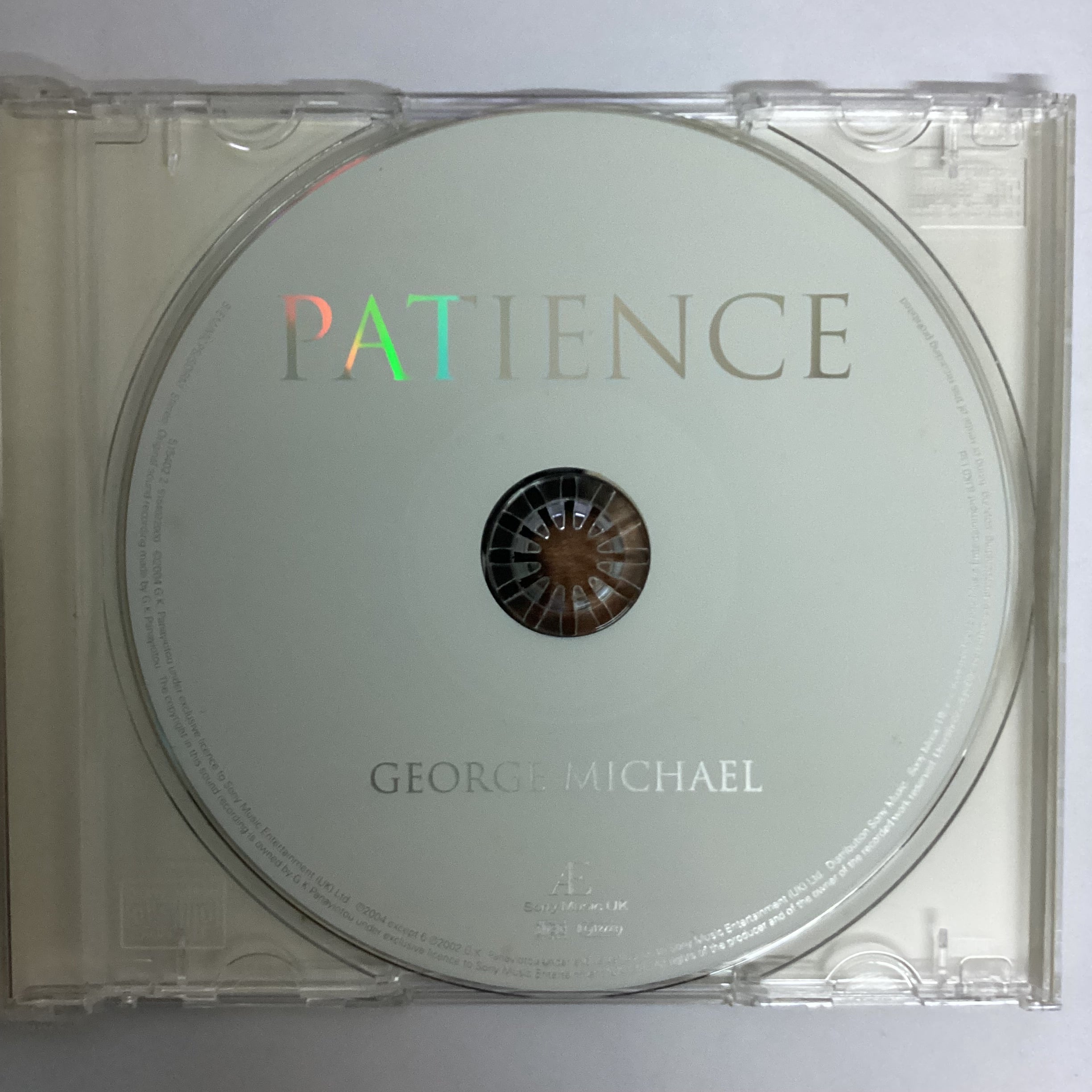 George Michael - Patience (CD) ที่ Restory Music แหล่งรวมซีดี แผ่นเสียง ...