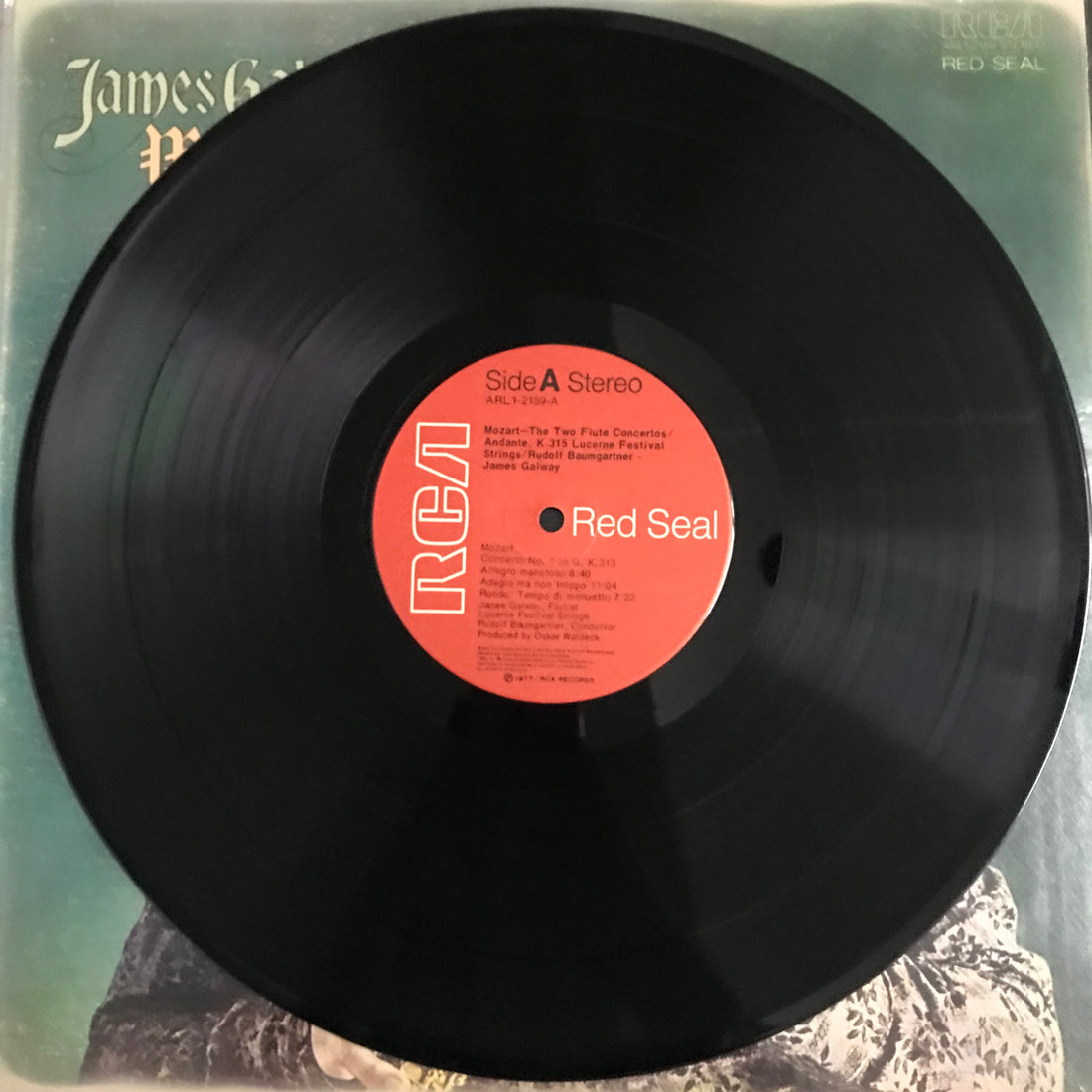 แผ่นเสียง James Galway / Festival Strings Lucerne / Rudolf Baumgartner / Wolfgang Amadeus Mozart - The Two Flute Concertos And Andante, K. 315 Vinyl VG+
