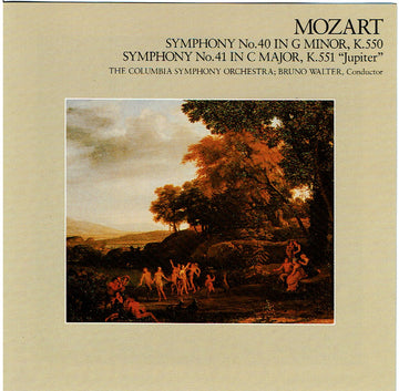 Wolfgang Amadeus Mozart, Bruno Walter, Columbia Symphony Orchestra : Symphony No.40 / Symphony No.41 "Jupiter" (CD, Comp, RE, RM)