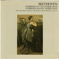 Ludwig van Beethoven : Bruno Walter, Columbia Symphony Orchestra : Symphony No.7 / Symphony No.8 (CD, Comp, RE, RM)