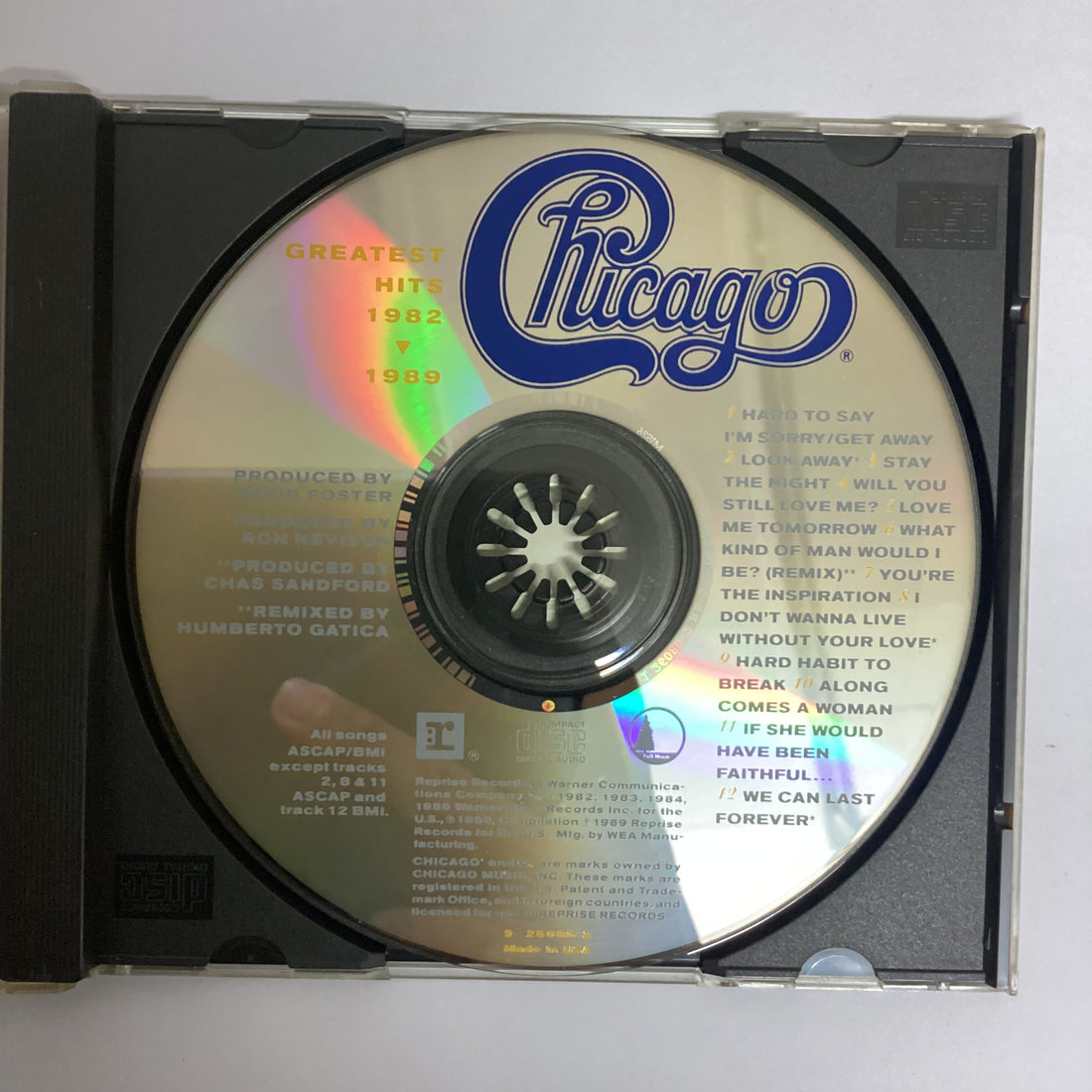 ซีดี Chicago - Greatest Hits 1982-1989 CD VG+