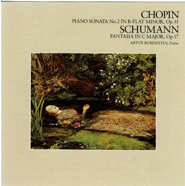 ซีดี Frédéric Chopin / Robert Schumann : Arthur Rubinstein - Piano Sonata No.2 / Fantasia In C Major - Favorite Piano Musics CD VG+