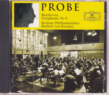 Ludwig van Beethoven - Berliner Philharmoniker, Herbert von Karajan : Symphonie Nr.9 - Probe = Symphony No.9 - Rehersal (CD, Promo, RM, SHM)
