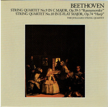 Ludwig van Beethoven : Juilliard String Quartet : String Quartet No.9 "Rasoumovsky" / No.10 "Harp" (CD, Album, RE)