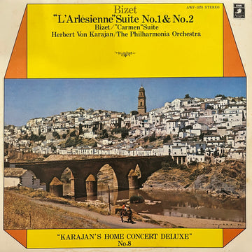 แผ่นเสียง Georges Bizet, Herbert von Karajan, Philharmonia Orchestra - “L’Arlésienne” Suite No.1 & No.2 / “Carmen” Suite Vinyl VG+