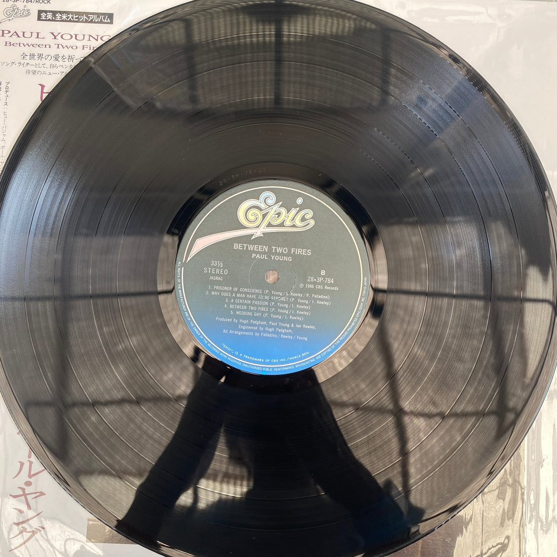 แผ่นเสียง Paul Young - Between Two Fires Vinyl VG+