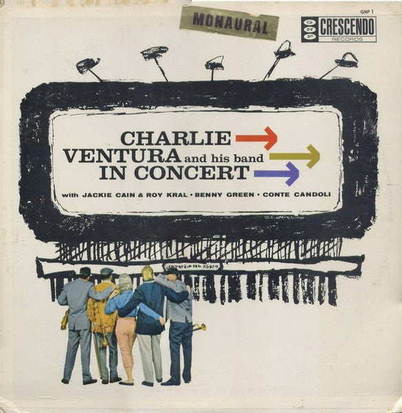 Charlie Ventura : Charlie Ventura And His Band In Concert (LP, Album, Mono)