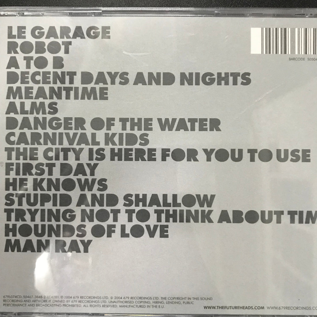ซีดี The Futureheads - The Futureheads CD VG+
