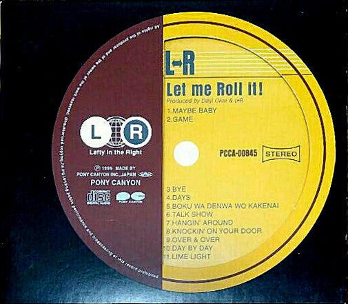 ซีดี L↔R - Let Me Roll It! CD VG