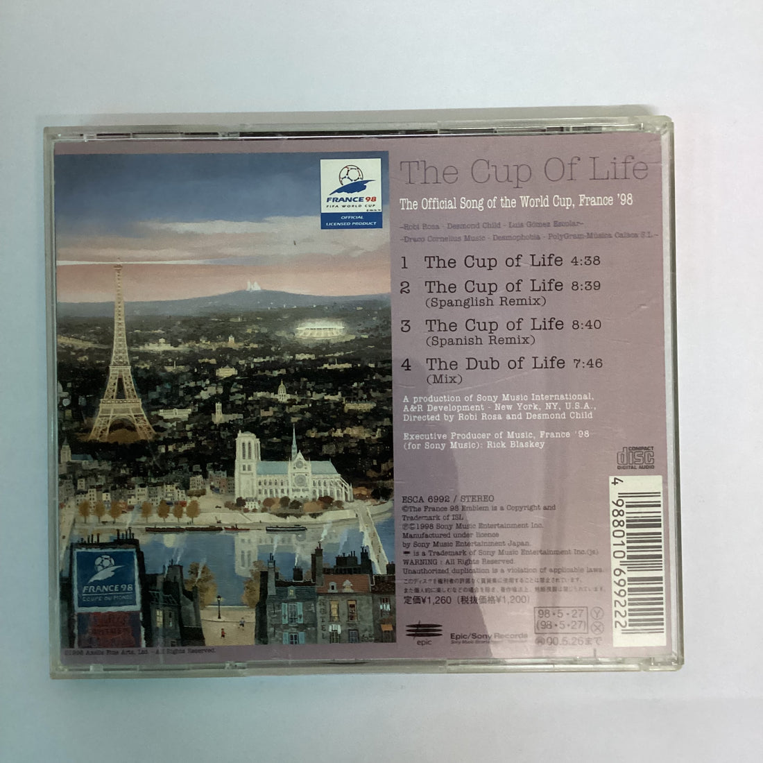 ซีดี Ricky Martin - The Cup Of Life CD VG+