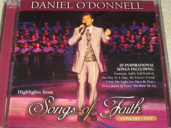 ซีดี Daniel O'Donnell - Highlights From Songs Of Faith Concert - Live CD VG+